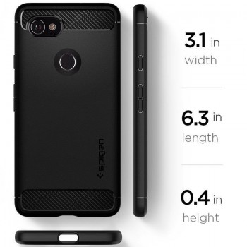 Spigen rugged armor Google pixel 2 xl dėklas - juodas